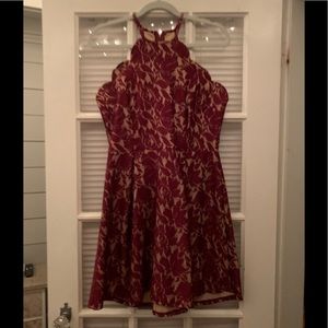 Maroon dress